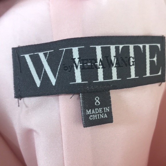 NWT Vera Wang strapless Tulip skirt with sash style vw360166 Blush Sz 8 (sku A) - Picture 10 of 10